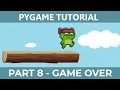 PyGame Endless Vertical Platformer Beginner Tutorial in Python - PART 8 Game Over Reset