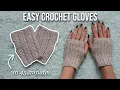 Quick Easy Crochet Wrist Wamers Tutorial