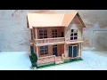Lagu DIY // Cara membuat miniatur rumah mewah 2 lantai dari stik es krim //