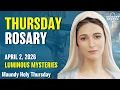 Thursday Rosary Luminous Mysteries of the Rosary April 2 2026 VIRTUAL ROSARY