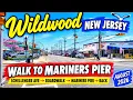 I Walked to Mariners Pier from Schellenger Ave Wildwood NJ August 2026 4K