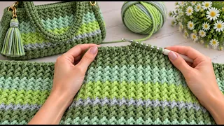 This Tunisian Crochet Stitch Is So Beautiful! | Easy Crochet Pattern #TunisianCrochet #Crochet