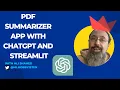 I built and deployed a summarizer with and API