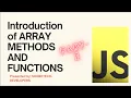 JavaScript Tutorial in Hindi for Beginners 2023 part 2 JavaScript Array Methods And Functions