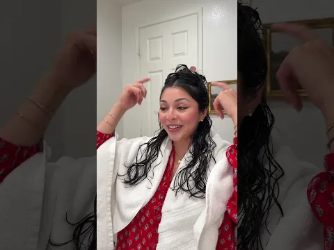 my wavy hair routine!!
