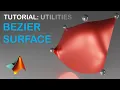 Create a BEZIER SURFACE in MATLAB TUTORIAL