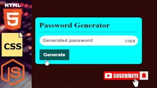 JavaScript Password Generator Tutorial Generate Copy Passwords Easily