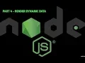 Node js Tutorial Part 4 Rendering dynamic data on single page Code Buffoon