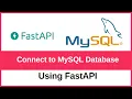 How to connect to an online MySQL database using FastAPI