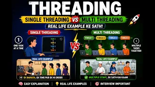 Single Thread vs Multi Thread in JavaScript Real Life Examples