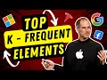 Top K Frequent Elements LeetCode 347 Medium