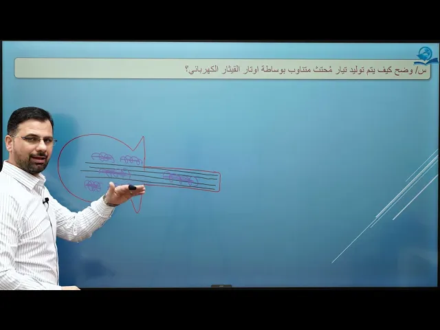 فيزياء السادس الاعدادي - الفصل الثاني - المجالات الكهربائية المحتثة