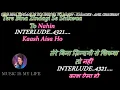 Tere Bina Zindagi Se Koi Shikwa To Nahin - (𝕀𝕞𝕡 𝕍𝕖𝕣) Full Karaoke With Scrolling Lyrics Eng & हिंदी