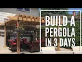 DIY Overview A Pergola on Concrete Patio in 3 Days It s Possible