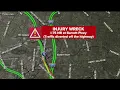 Atlanta traffic I-75 North in Kennesaw closed at Barrett Pkwy