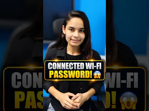 Connected Wi-Fi Ka Password Kaise Dekhe? 😱 | #Shorts