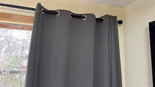My Review of the NICETOWN Grey Blackout Curtains
