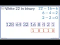 How to Write Numbers in Binary