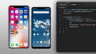 How to Detect if the user is using an iPhone Android or a Browser