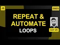 JavaScript Loops Explained in Hindi For While Do-While Day JS Simplified 2025 Edition