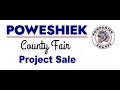 2024 Poweshiek County Fair Project Sale 24 6 00 pm