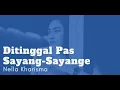Download Lagu Nella Kharisma || Ditinggal Pas Sayang Sayange