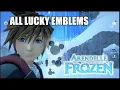All Lucky Emblem Locations start to finish Arendelle Frozen - Kingdom Hearts 3