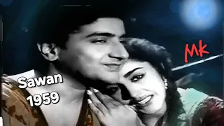 bhiga bhiga pyar ka sama sawan1959 amita u0026bharat bh rafi shamshad b premdhawan hansraj behl a tri