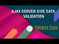 Ajax validation on Laravel Part 5 on server Side