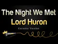 Download Lagu Lord Huron - The Night We Met (Karaoke Version)