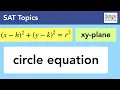 Circle Equation on the SAT for the xy-plane