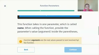 javascript tutorial part 5 functions and parameters sololearn module 4