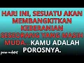 Lagu 💌Hari ini, sesuatu akan membangkitkan keberanian seseorang yang masih muda...kamu adalah porosnya.