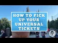 How To Pick Up Your Universal Orlando Tickets From The Ticket Kiosk - Universal Orlando Tips