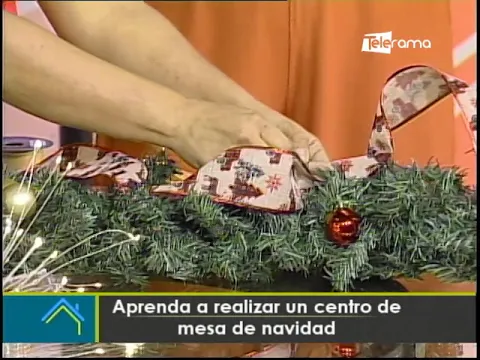 Aprenda a realizar un centro de mesa de navidad