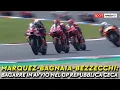 Download Lagu MotoGP, Marquez - Bagnaia - Bezzecchi in lotta nel GP Repubblica Ceca (Brno), bagarre in partenza