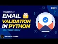 Check Validate Email Address in Python Using Regex Regular Expression Python for Beginners