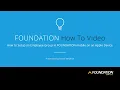 How to Setup an Employee Group in FOUNDATION mobile on an Apple Device