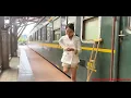 Abby Ooe the Amputee Girl - Walking around with a broken limb on crutches