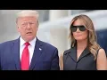 Donald Trump appears to tell Melania to smile in front of the media
