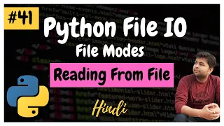 File Modes Reading from files Python Tutorial