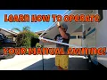 How To Set Up A Manual RV Awning - Dometic Model 8500