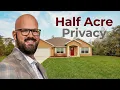 Ocala Florida Home Tour 3 Bed Home on Half Acre With NO HOA Marion Oaks
