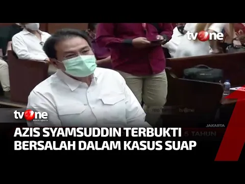 Azis Syamsuddin Divonis 3,6 Tahun Penjara
