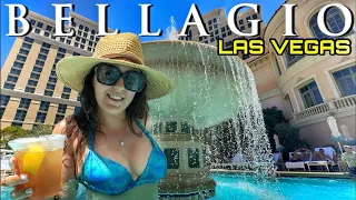 BELLAGIO LAS VEGAS 2024 Complete Hotel Resort Tour Pool Dining Remodeled Spa Premier King Room