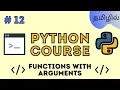 Functions with Arguments - Python Complete Course Tamil Productivv Academy