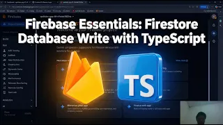 Step by Step Firebase Essentials Firestore Database Write with TypeScript