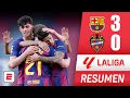 BARCELONA recupera liderato con triunfo 3-0 al LEVANTE Goles de Bernal De Jong y Fermin La Liga