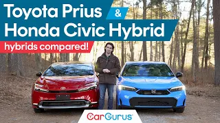 2026 Toyota Prius vs 2026 Honda Civic Hybrid Hybrid Cars Compared