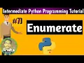 What is Enumerate in Python Intermediate Python Programming Tutorial